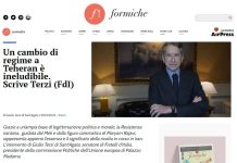 Regimewechsel in Teheran ist unausweichlich – Senator Giulio Terzi