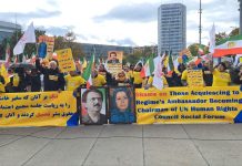 Opposition protestiert in Genf wegen Vorsitz des iranischen Regimes im UN-Menschenrechtsforum
