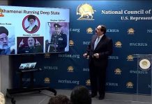 Irans Opposition deckt auf der Pressekonferenz in Washington D.C. die Scheinwahlen des Regimes auf