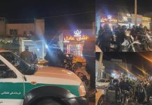 Iranische rebellische Jugendlichen sorgen trotz Alarmbereitschaft der unterdrückenden Einheiten für feurigen Aufstand
