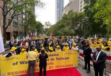 Tausende demonstrieren in New York während der UN Vollversammlung gegen das iranische Regime