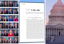 Resolution 166 des US-Repräsentantenhauses mit 150 Unterschriften unterstützt Irans Ruf nach Demokratie