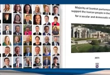 Mehrheit im schottischen Parlament unterstützt NCRI-Vision und Protest gegen IRGC