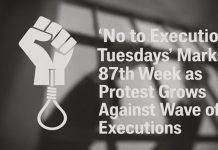 Iran: Protest gegen Hinrichtungsdienstage lässt sich nicht brechen