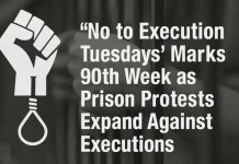 90. Woche der „Nein zu Hinrichtungsdienstagen“ -Proteste in 52 iranischen Gefängnissen