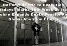 89 Wochen „Nein zu Hinrichtungsdienstagen“ – Regimes Todesmaschine läuft weiter