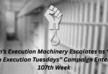 Iran: Hinrichtungen eskalieren – Protest in 107. Woche