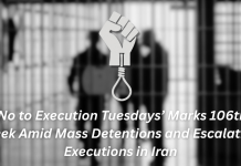 „Nein zu Hinrichtungsdienstagen“: 106. Woche im Iran
