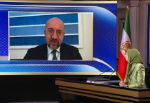 Charles Michel befürwortet NWRI-Plan für Iran
