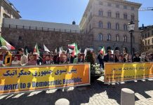NWRI-Unterstützer protestieren weltweit gegen Irans Hinrichtungen (3.–10. Mai)