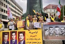 Weltweite Solidaritätsproteste der iranischen Auswanderer (24.–31. Mai)