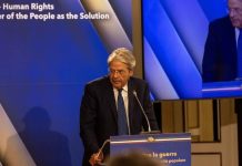 Paolo Gentiloni bezeichnet den NWRI als Weg zu einem demokratischen Iran